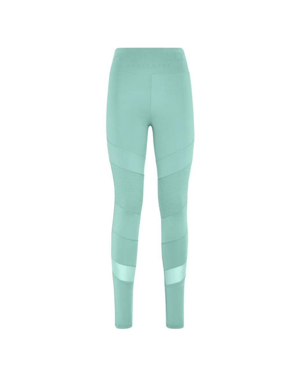 Philipp Plein Green Statement Stretch Leggings