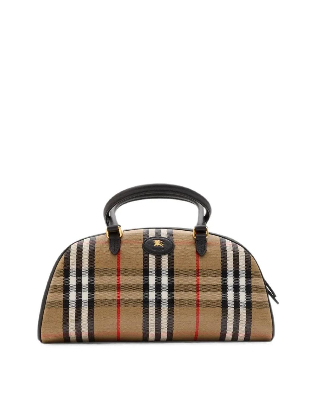 Burberry Brown Highlands Bowling Bag