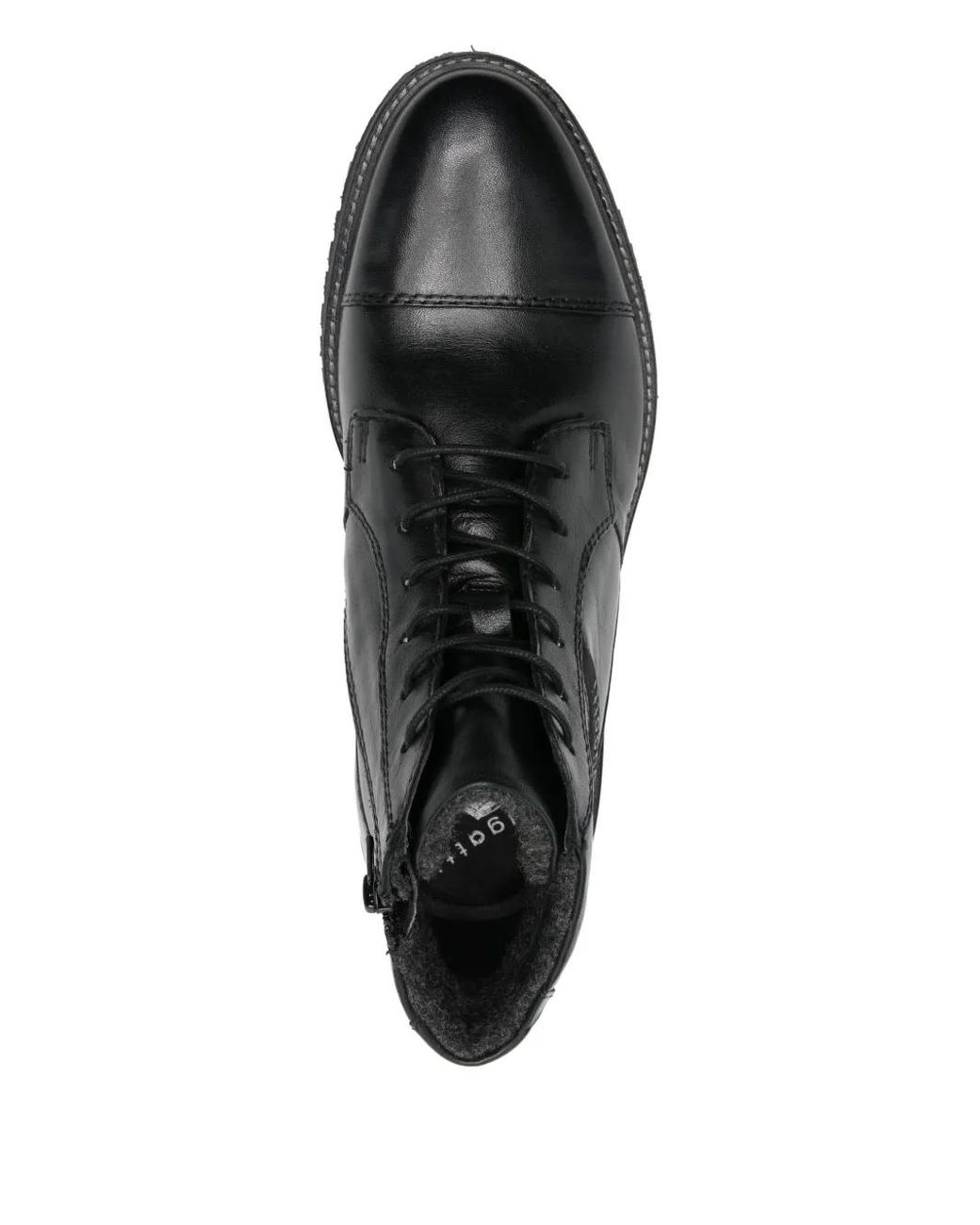 Bugatti Black Lace-Up Boots for men