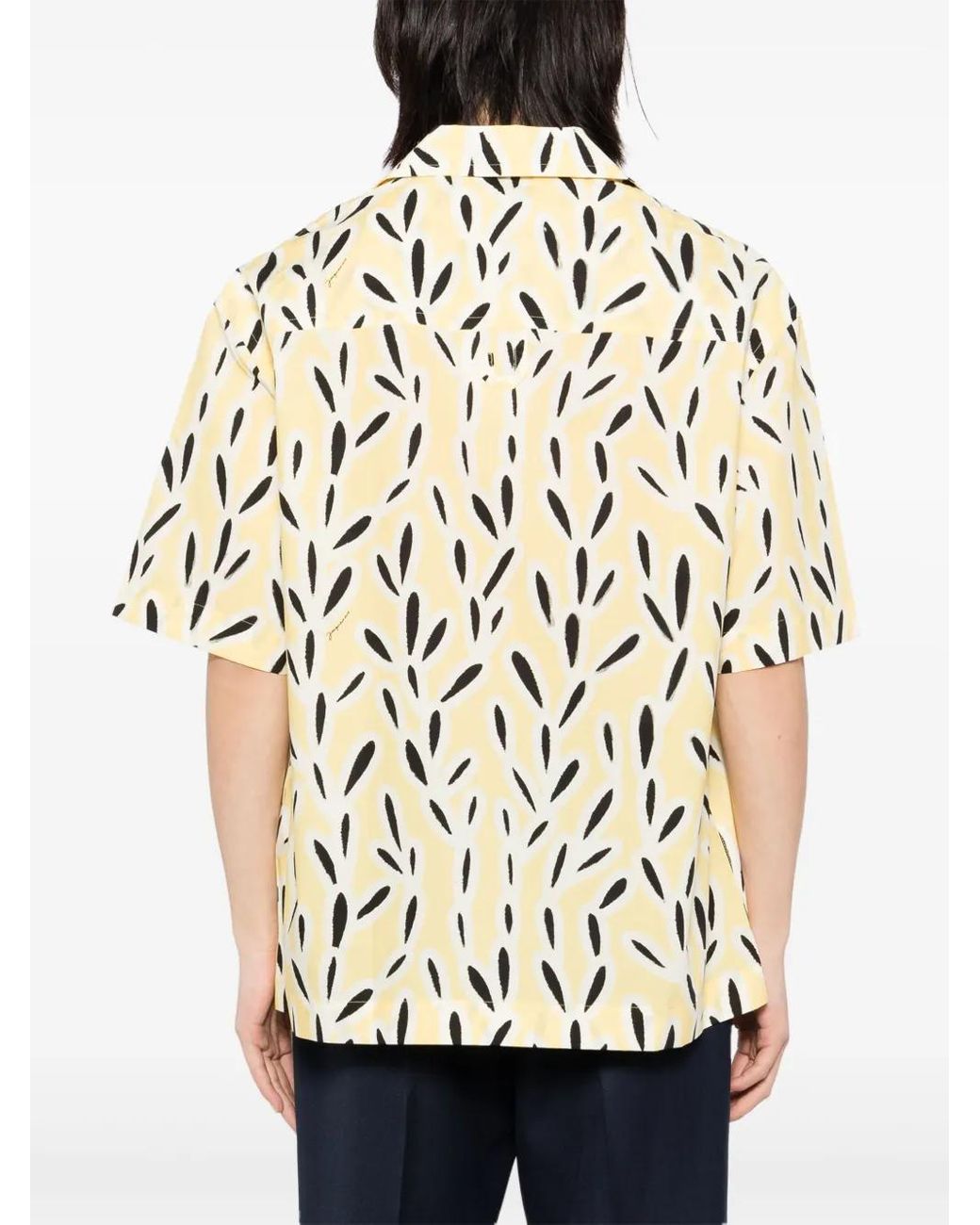 Jacquemus Yellow La Chemise Jean' Bowling Shirt for men