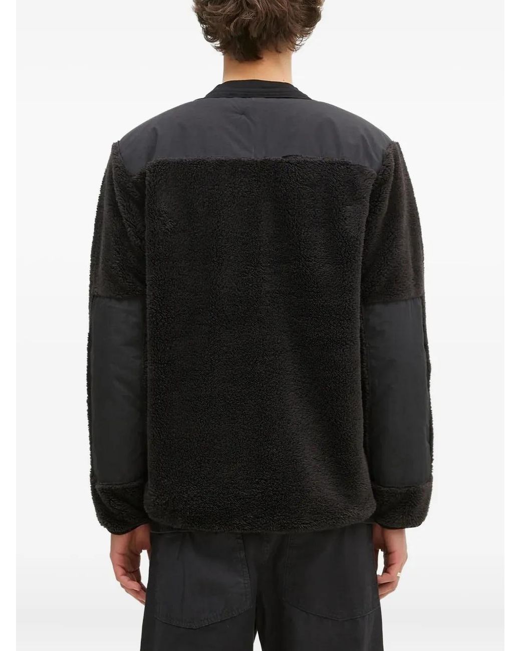 Stan Ray Black Fleece Panelled Jacket for men