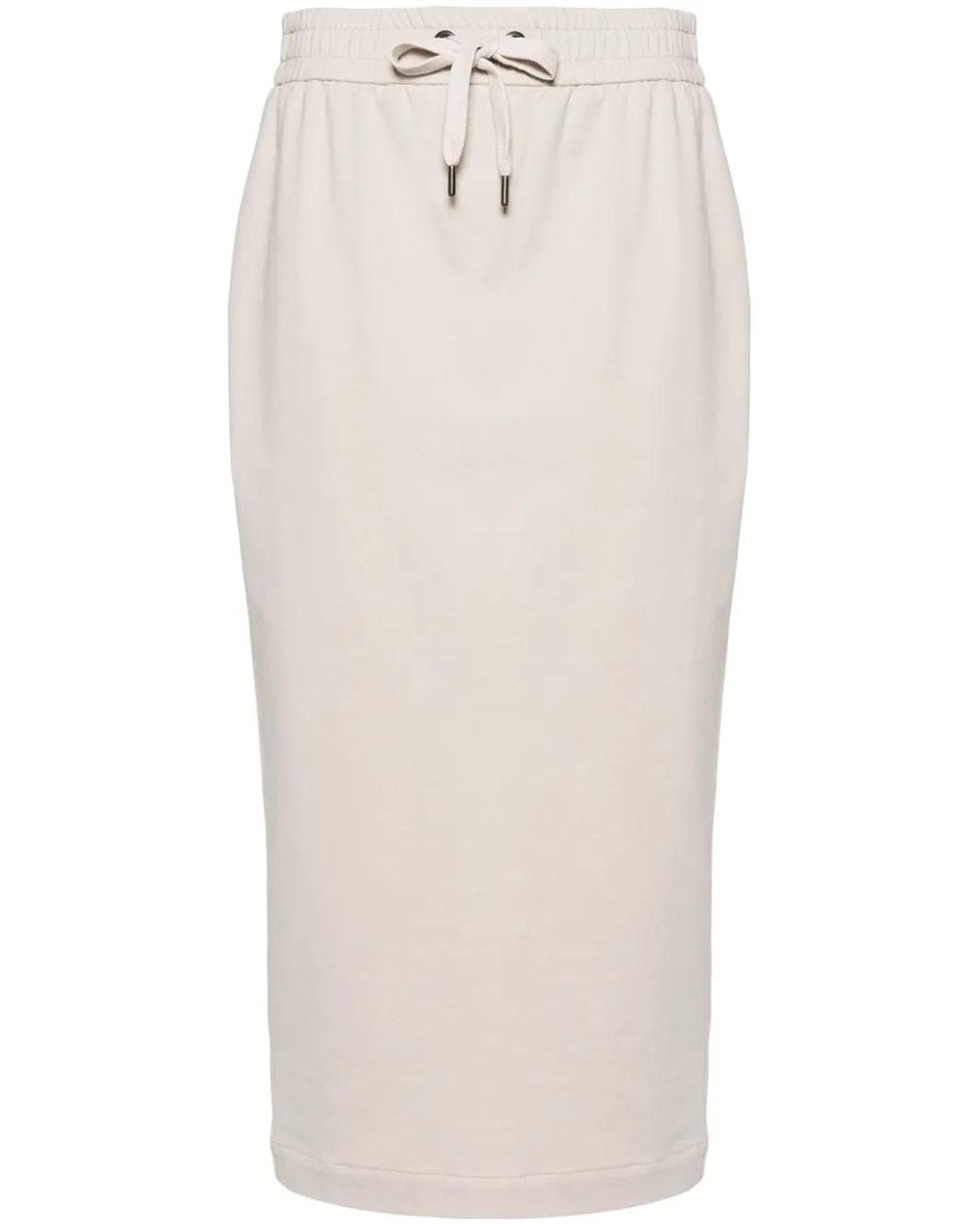 Brunello Cucinelli White Skirts