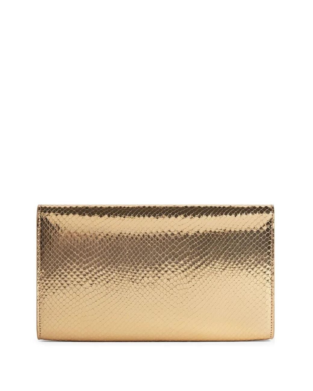 DSquared² Natural Metallic Textured Wallet