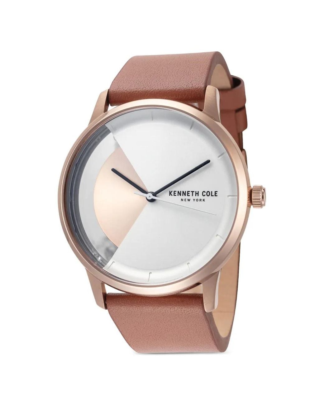 Kenneth Cole Gray Montre Round Face 42 Mm for men