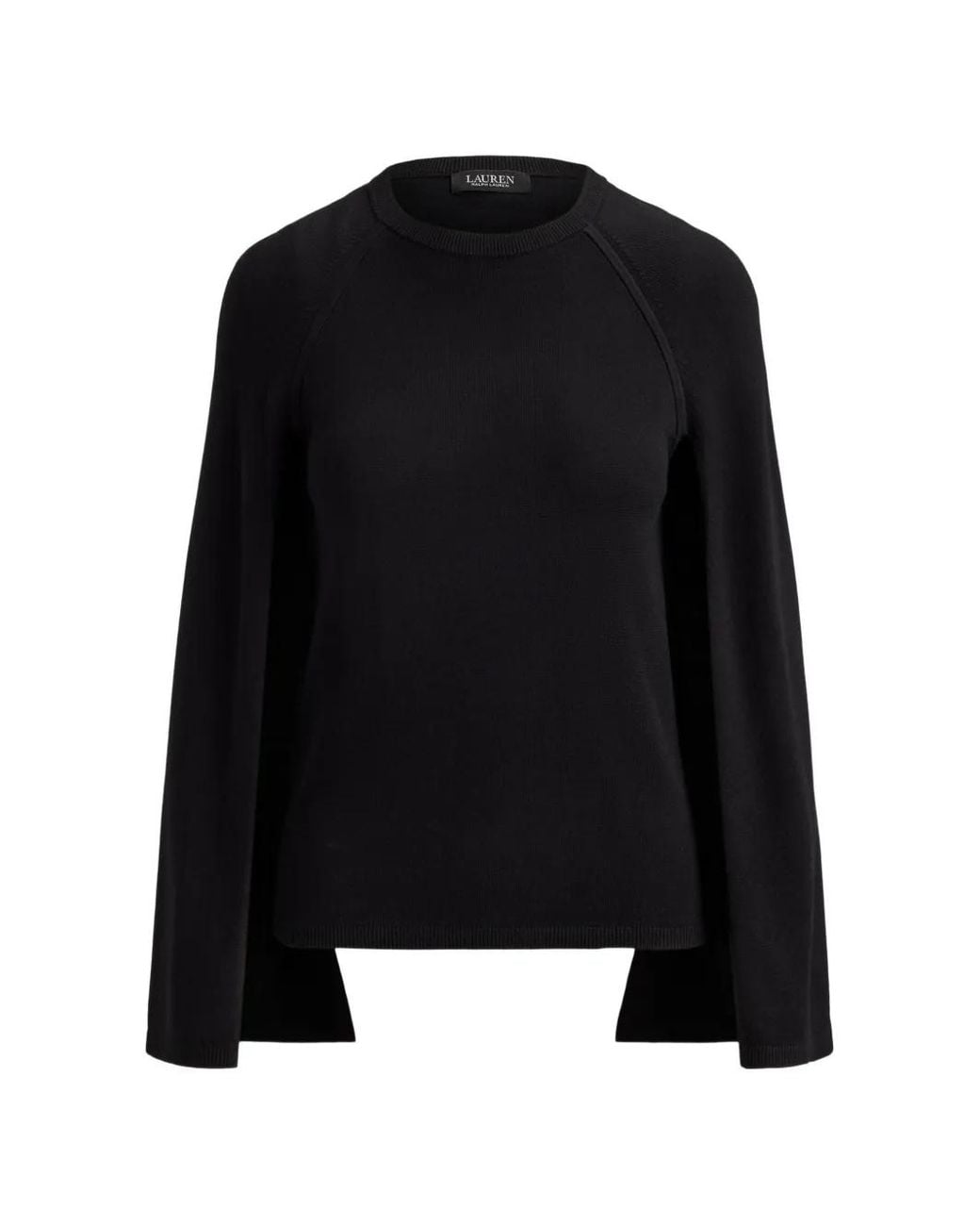 Ralph Lauren Black Pull À Design Superposé
