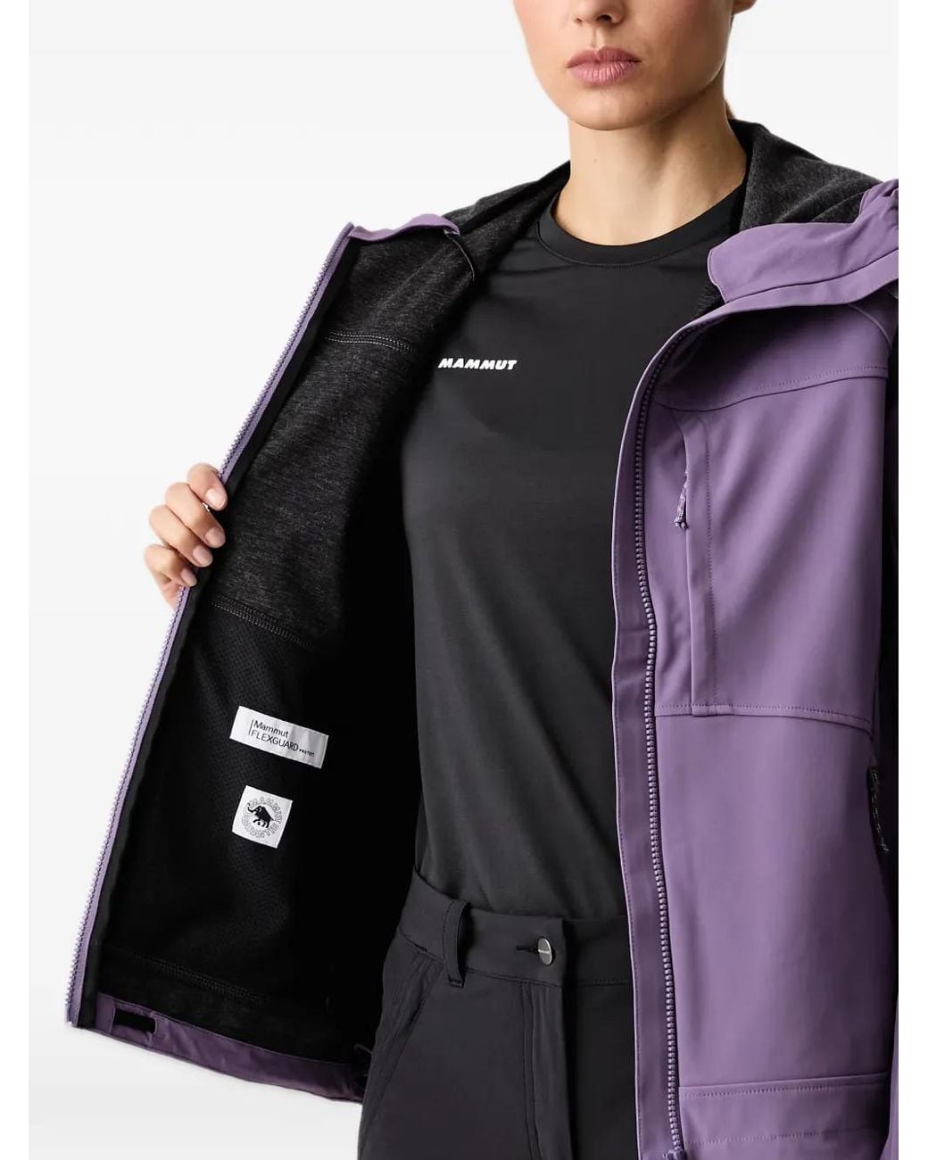 Mammut Purple Hooded Performance Jacket