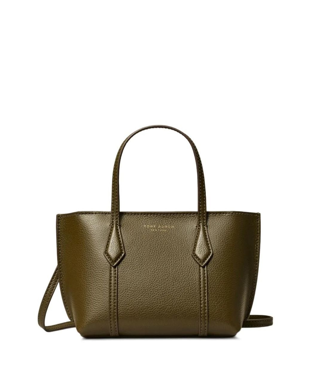 Tory Burch Green Mini Perry Tote