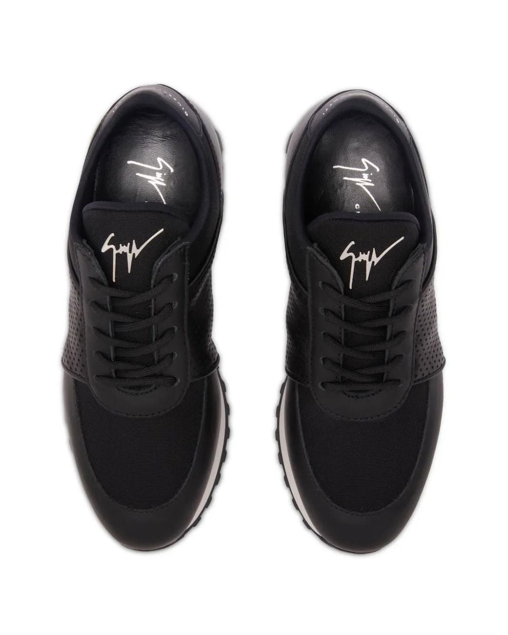 Giuseppe Zanotti Black Jimi Running Sneakers