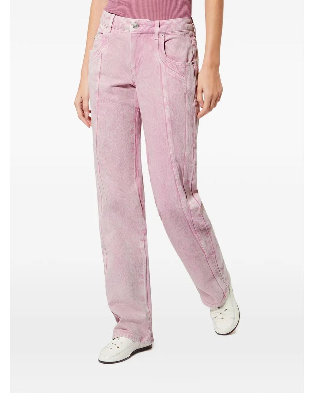 Isabel Marant Pink Jaylis Trousers