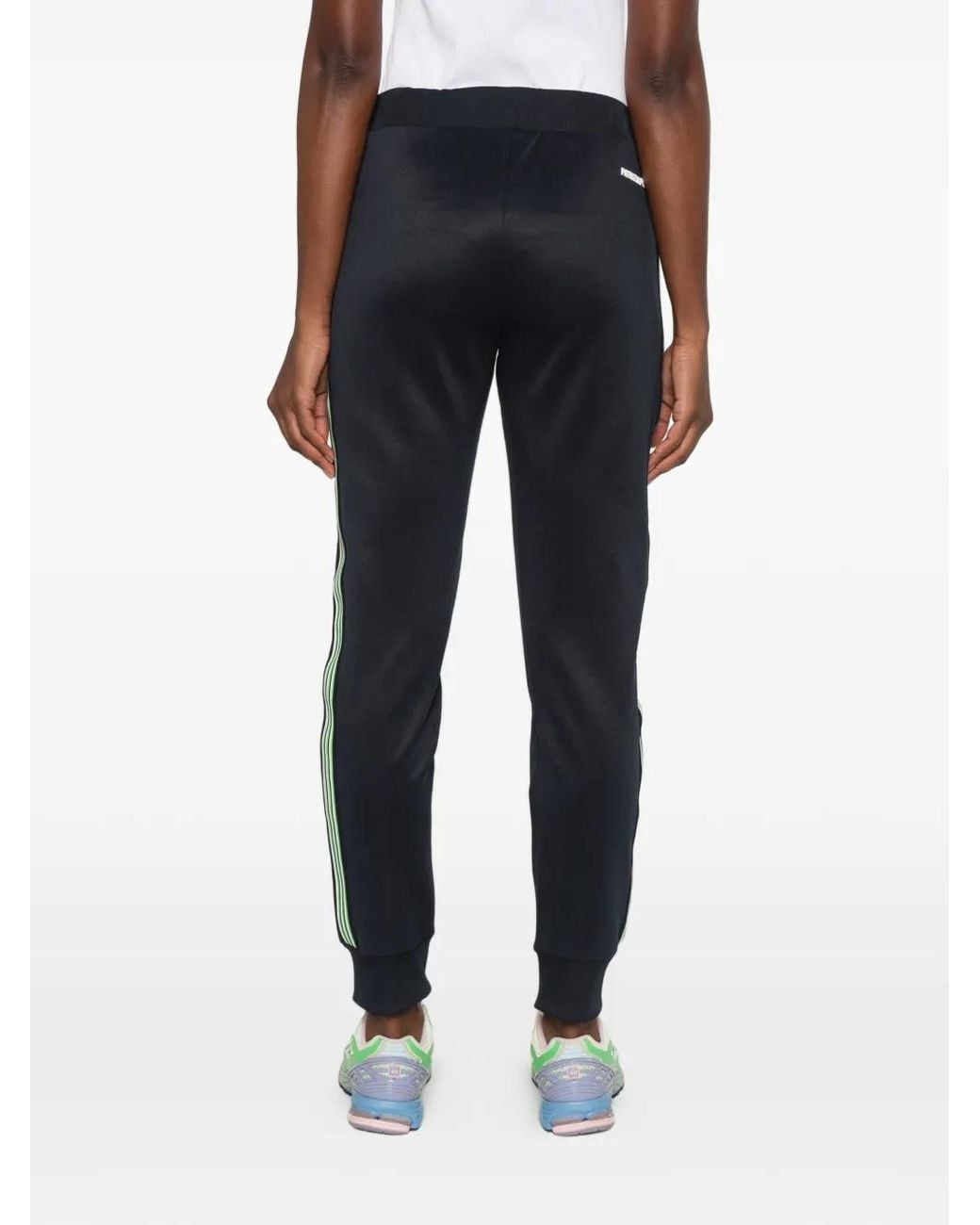 Patrizia Pepe Gray Side-Stripe Track Pants