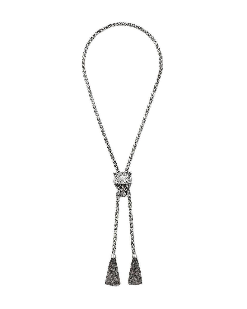 Gucci Anger Forest Wolf Head Necklace 