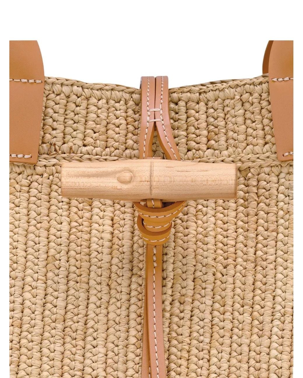 Longchamp Natural Le Roseau L Tote Bag