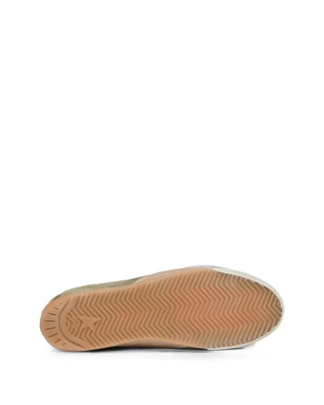 Golden Goose Deluxe Brand Green Baskets True-Star En Daim Avec Étoile Dorée for men