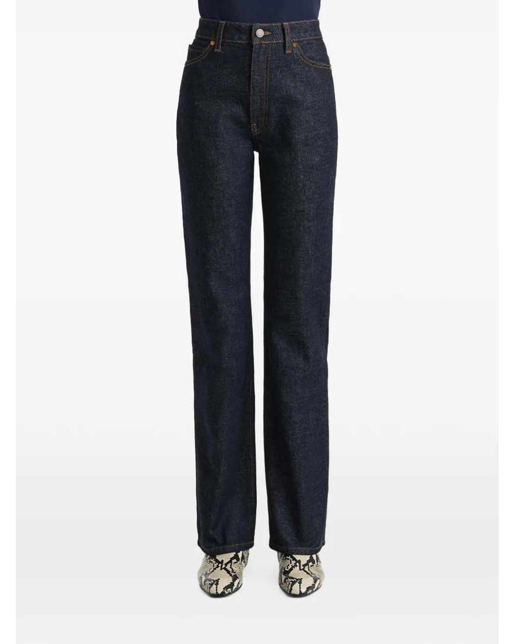 Khaite Blue "Danielle" Jeans