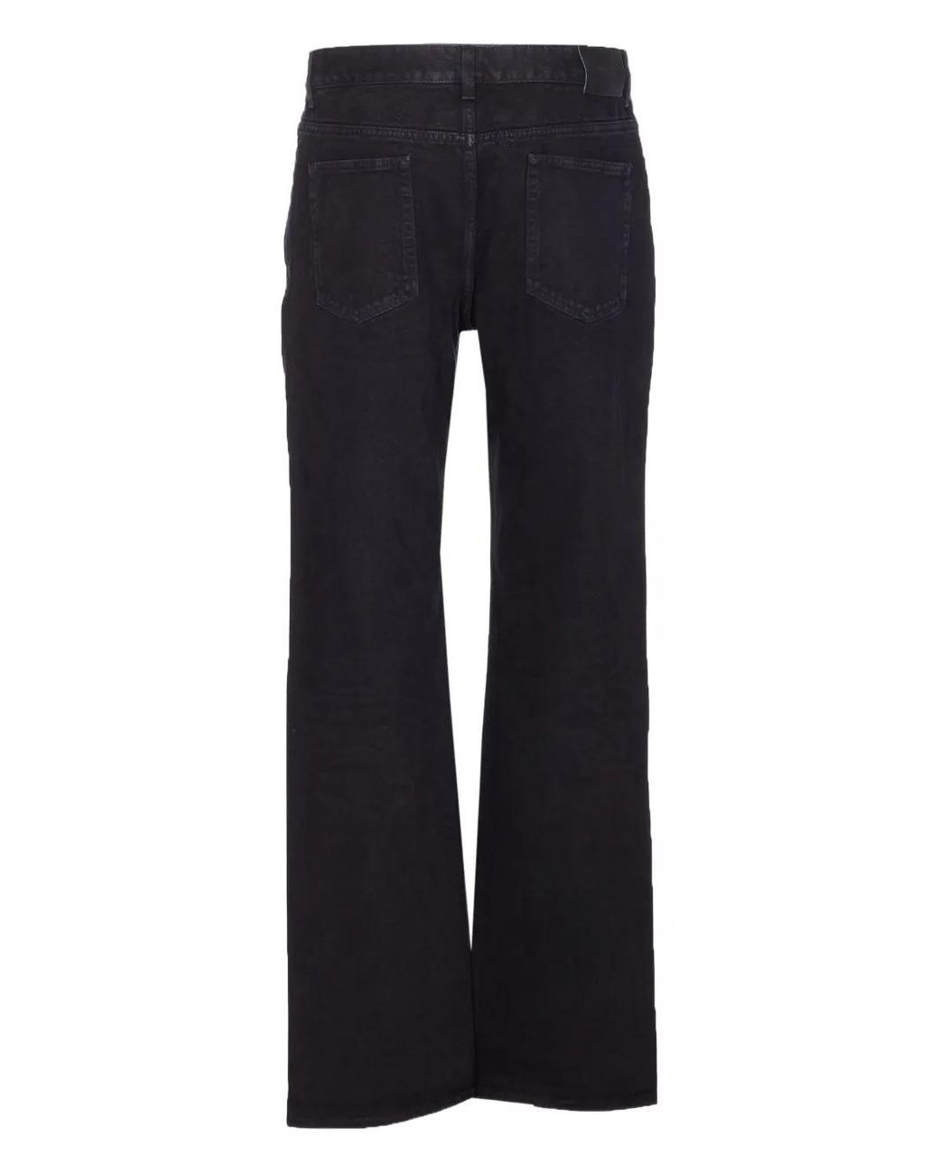 Saint Laurent Blue Classic-Five Pockets Logo-Patch Jeans for men