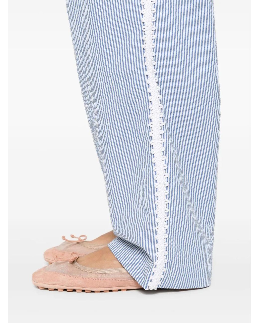 Bode Blue Murray Trousers