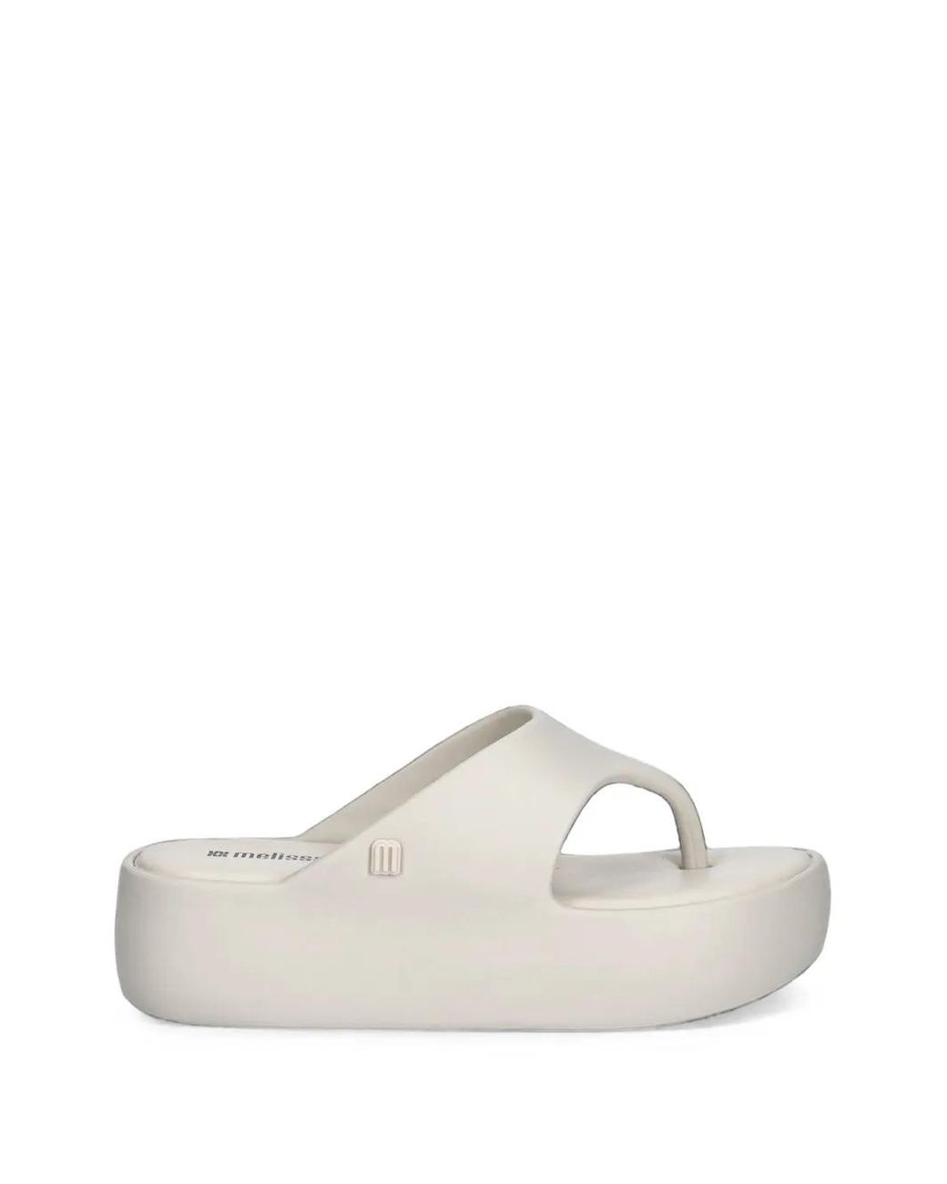 Melissa White Sandales Tongs Free À Plateforme