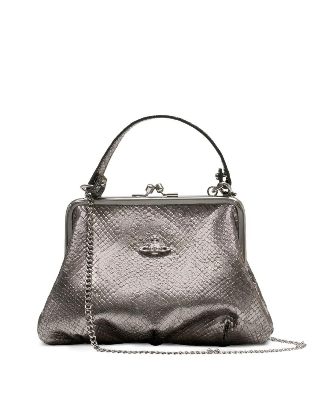 Vivienne Westwood Gray Granny Frame Purse