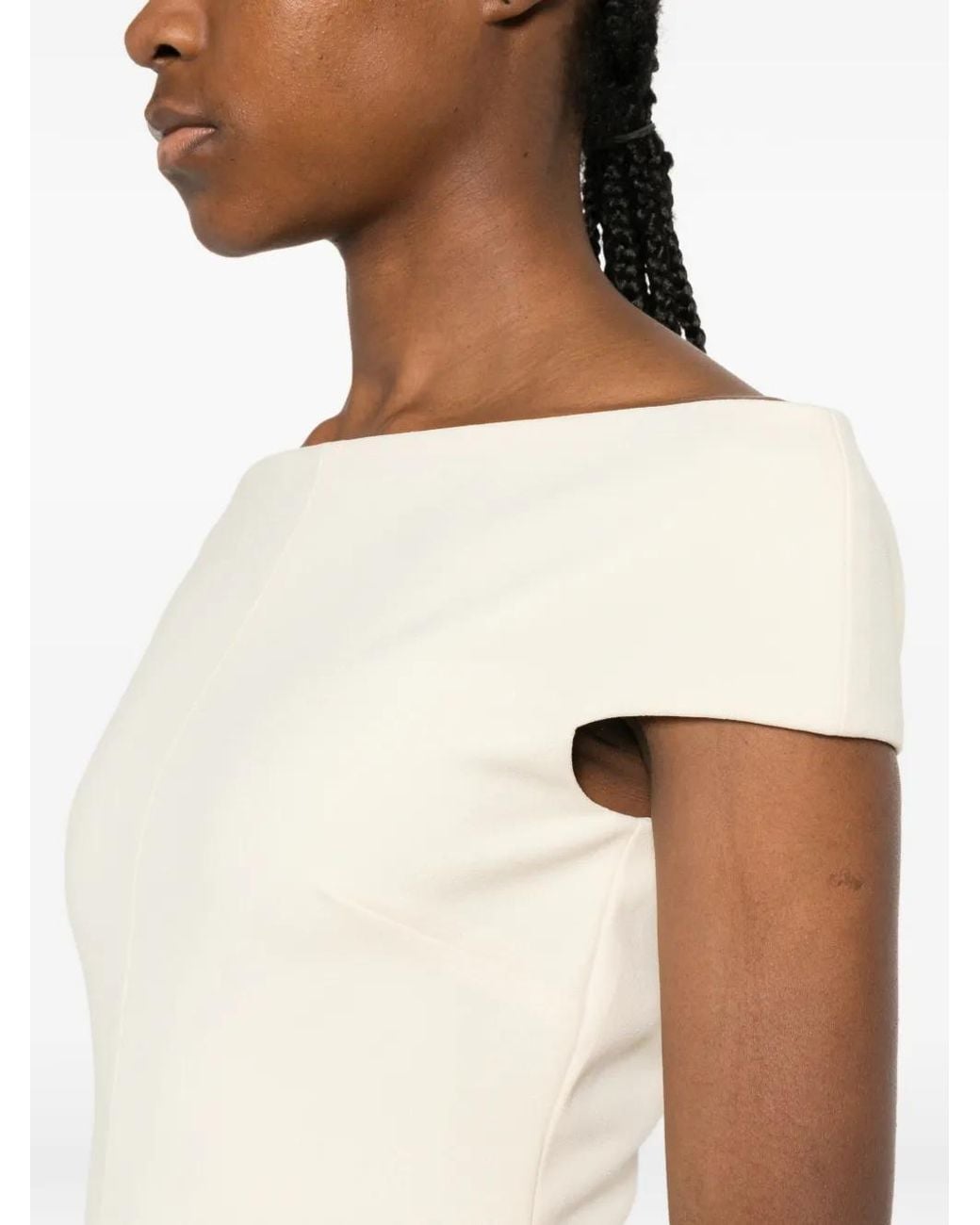 Solace London White The Kyra Maxi Dress