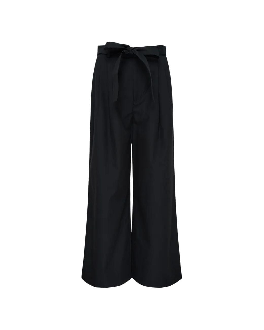 Club21 Collection Black Aria Wide-Leg Trousers