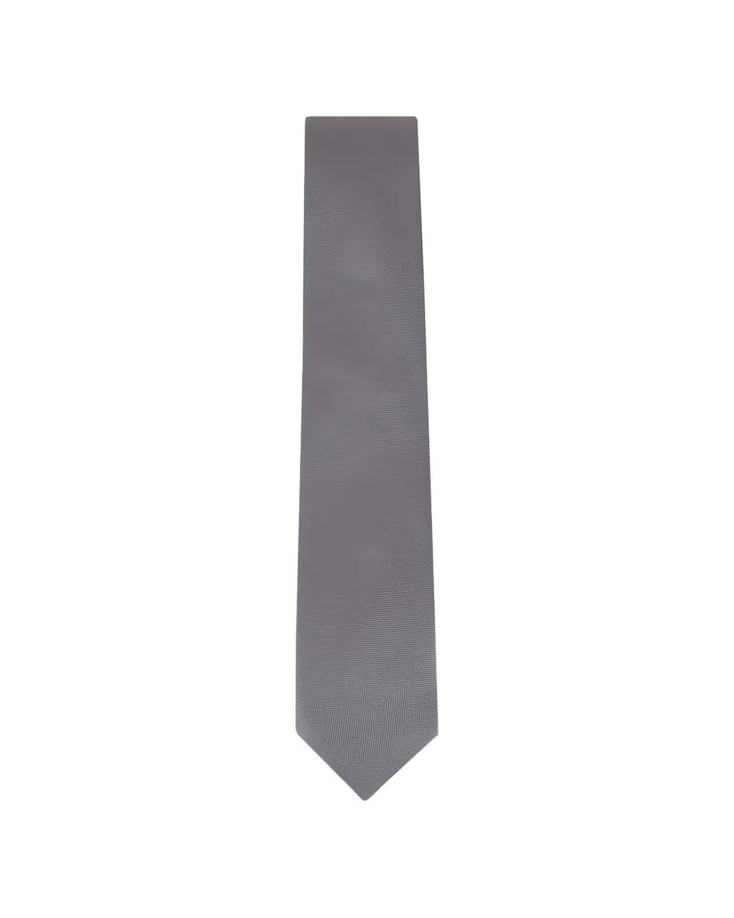 Eton of Sweden White Textured Pointed-Tip Tie for men