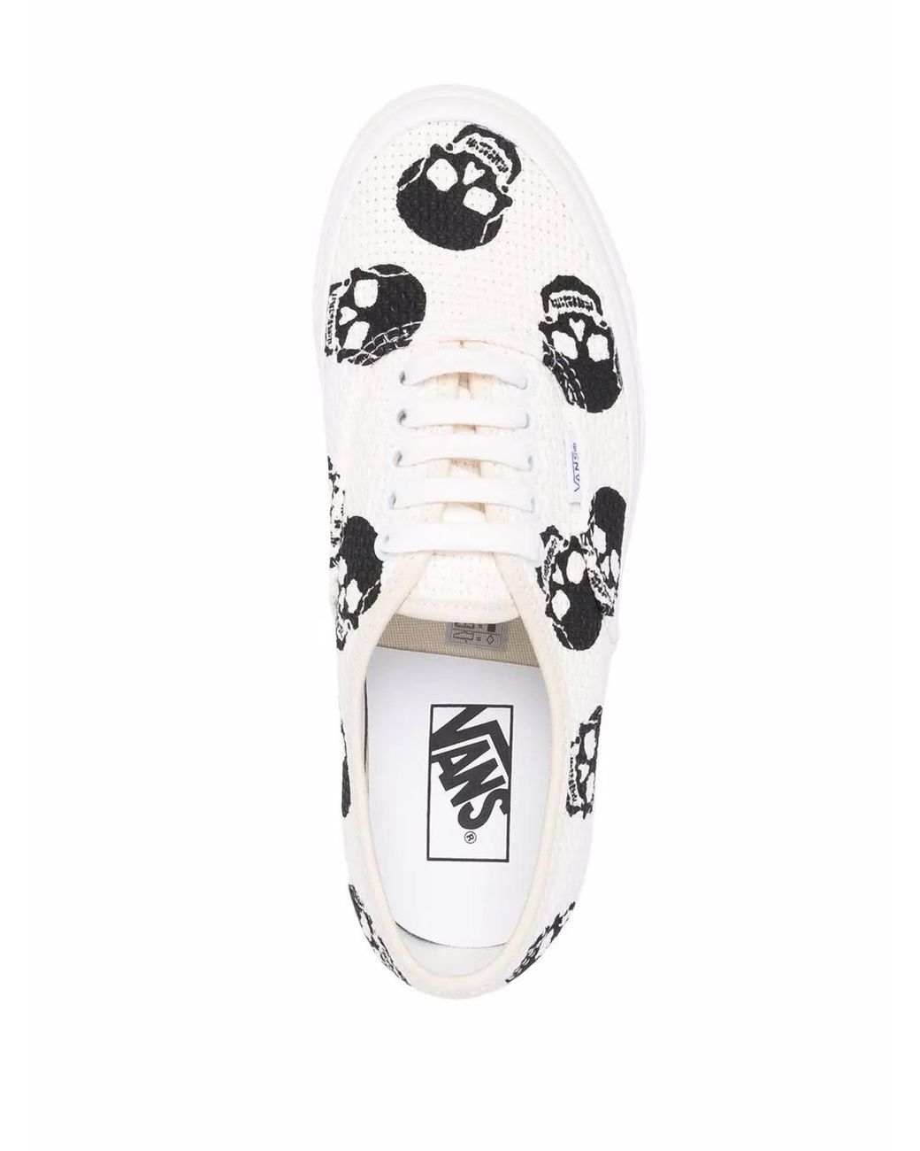 Vans White Anaheim Factory Authentic 44 Skull-print Sneakers