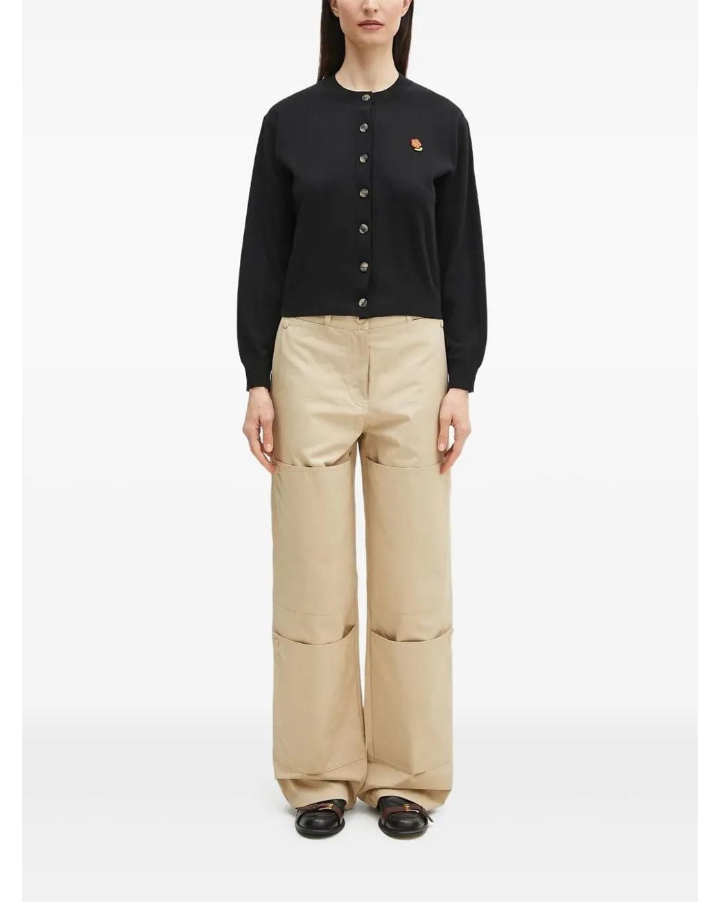 KENZO Natural Wool Cardigan
