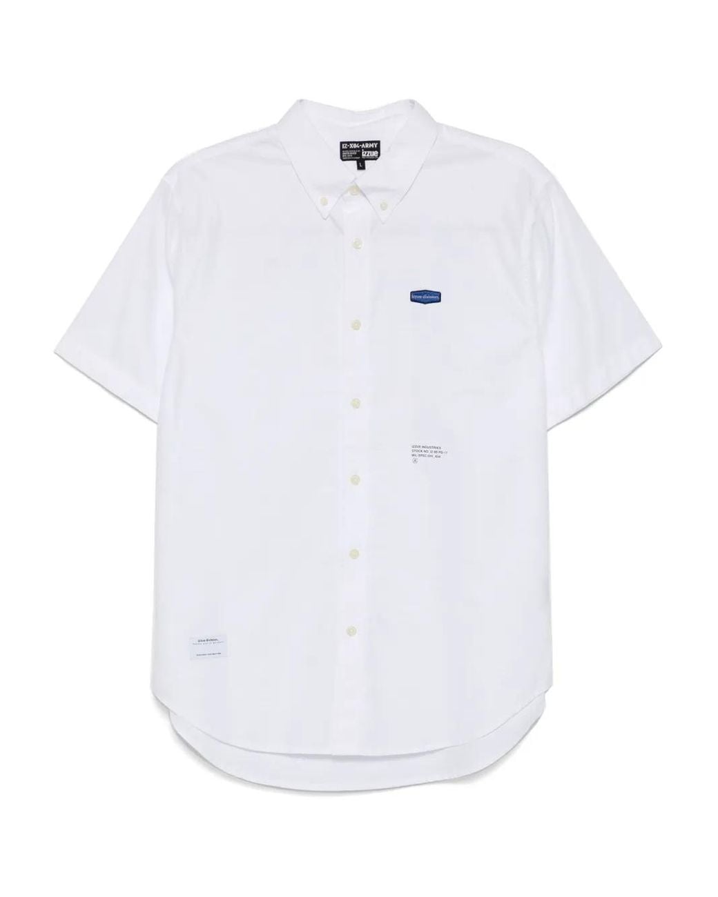 Chemise À Patch Logo Izzue pour homme en coloris White