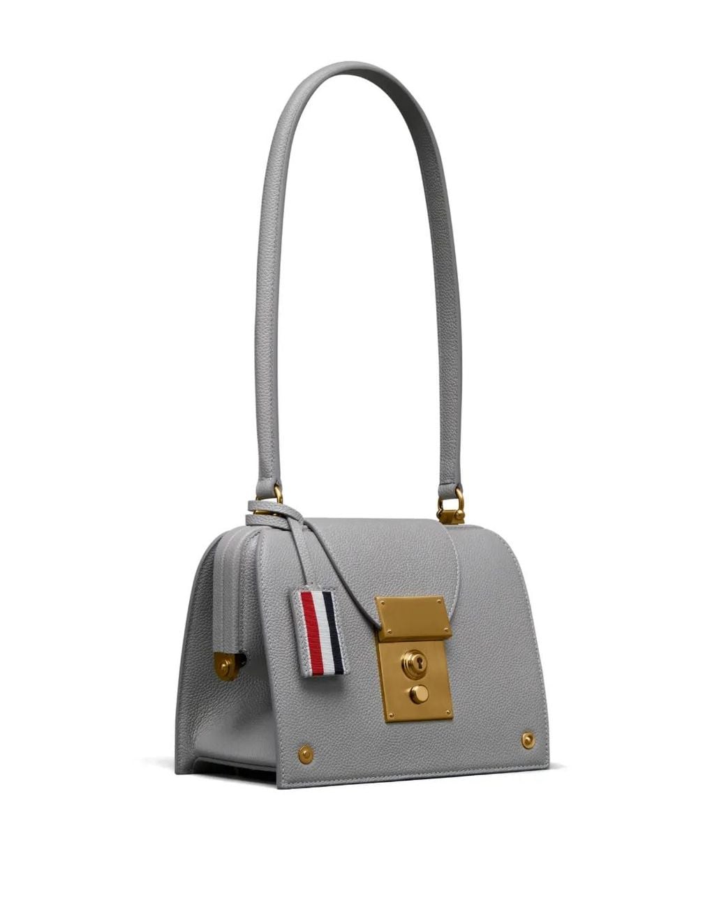 Thom Browne White Mrs. Thom Triangle Shoulder Bag