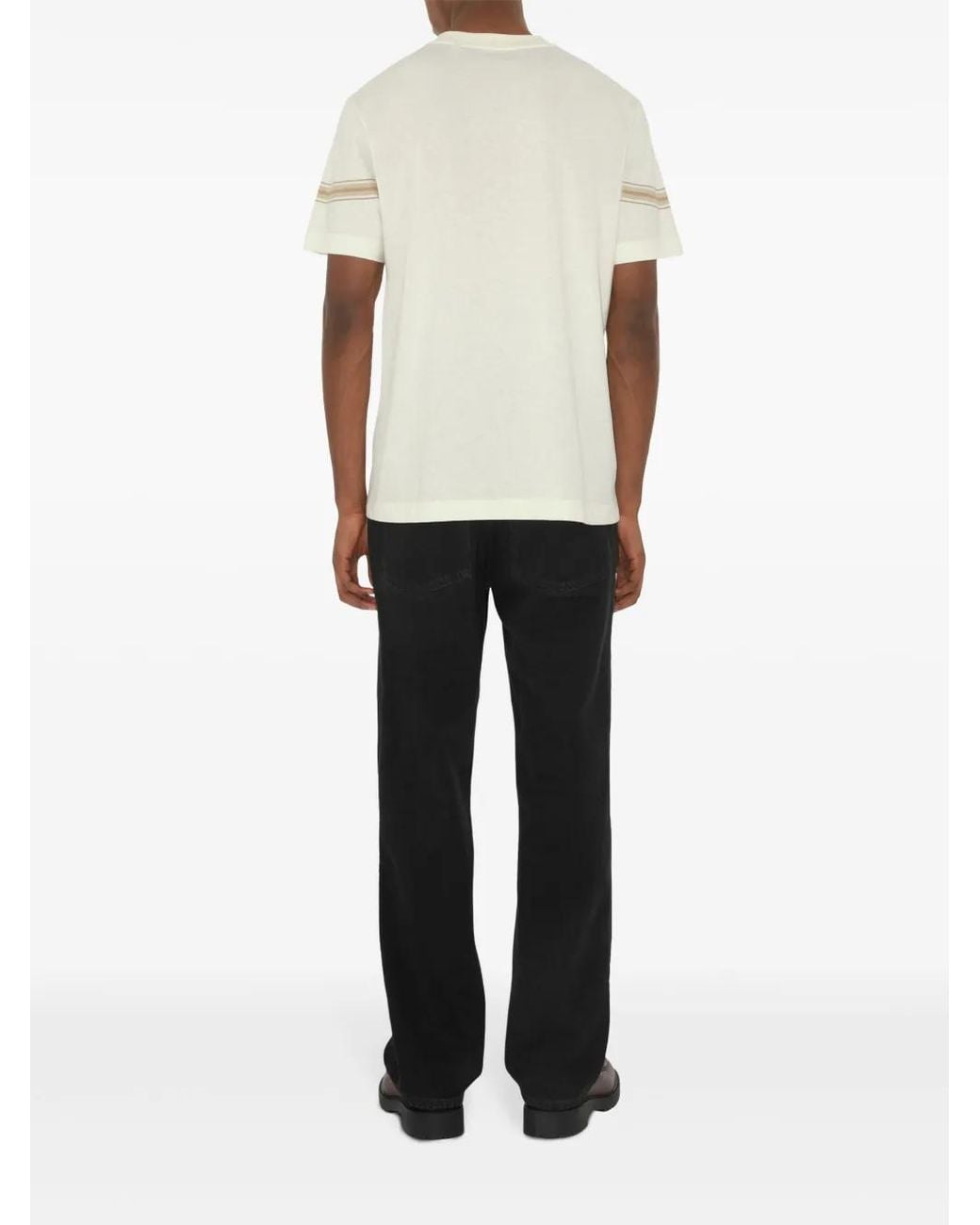 Burberry White Denim Jeans for men