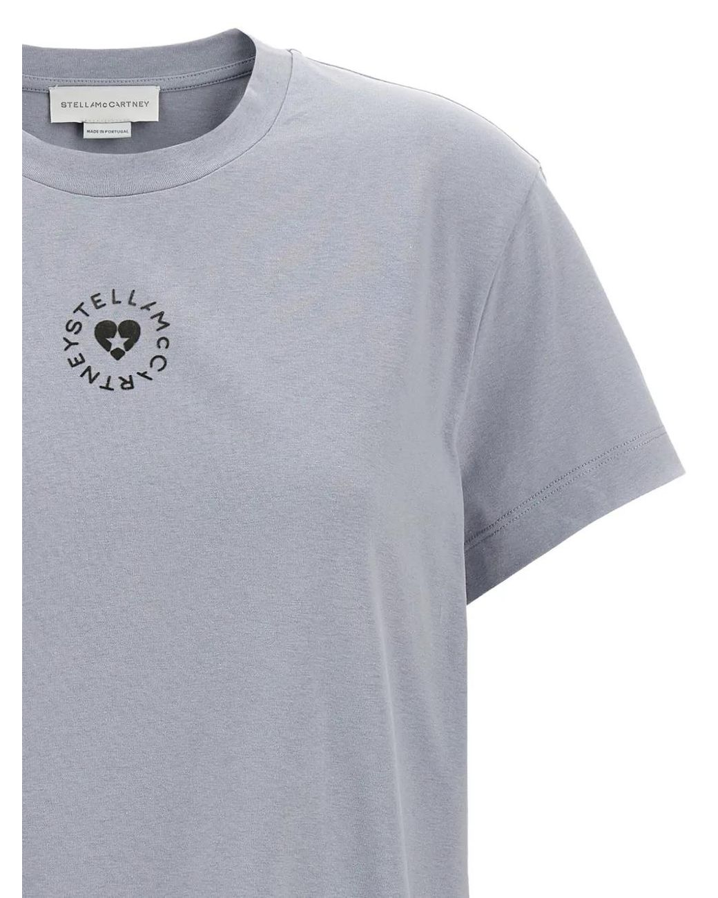 Stella McCartney Gray Lovestruck Logo' T-Shirt