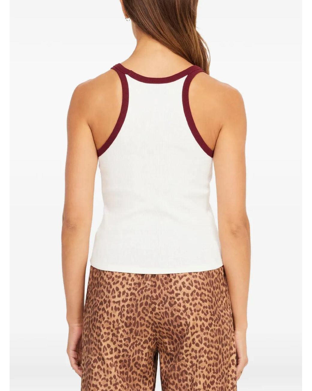 The Upside Pink Pipa Ribbed Tank Top