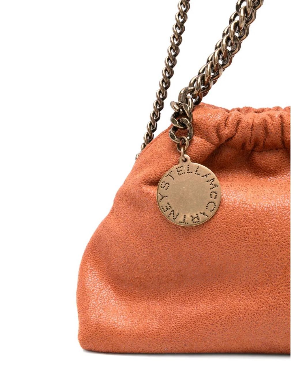 Stella McCartney Orange Mini Falabella Tote Bag