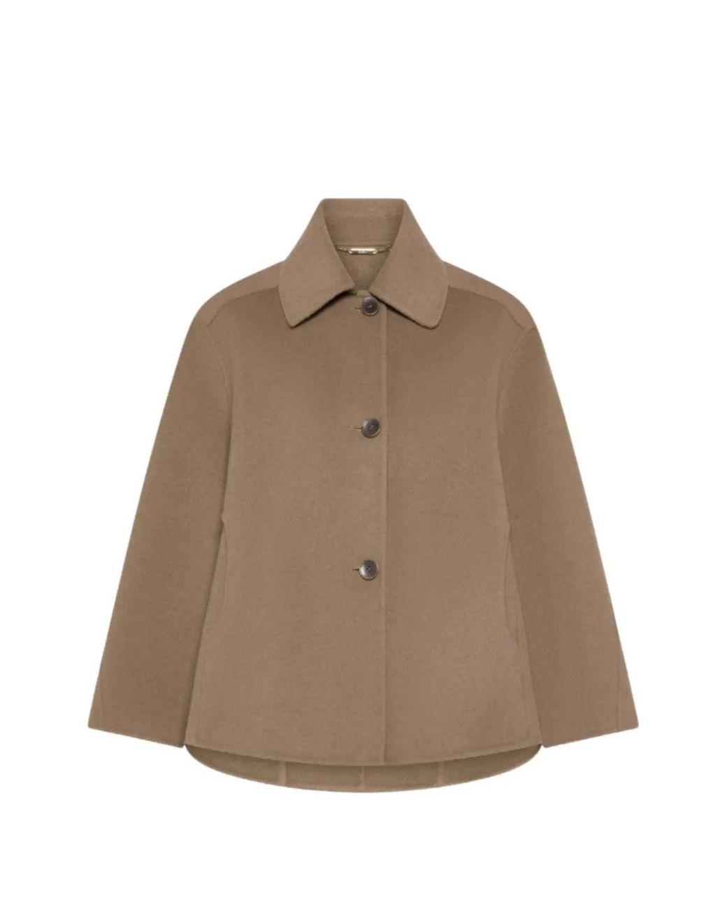 Seventy Brown Manteau À Col Italien