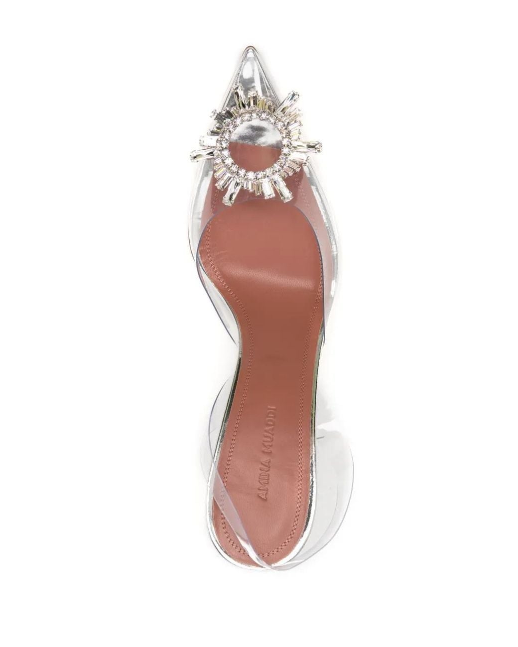 AMINA MUADDI Pink Begum 90mm Slingback Pumps