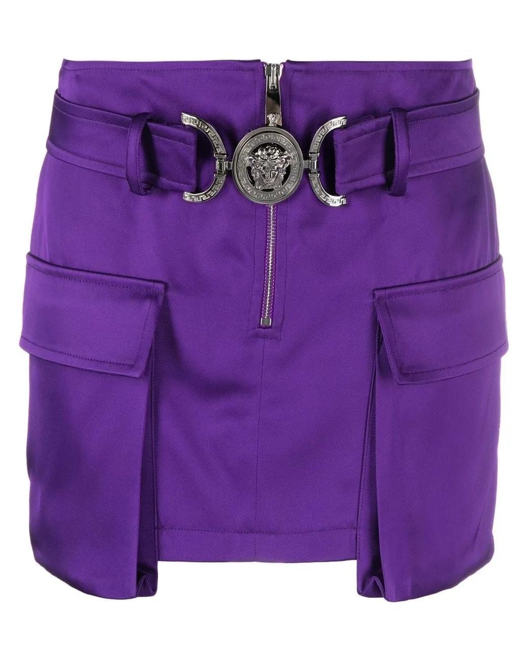 Skirts > short skirts Versace en coloris Purple