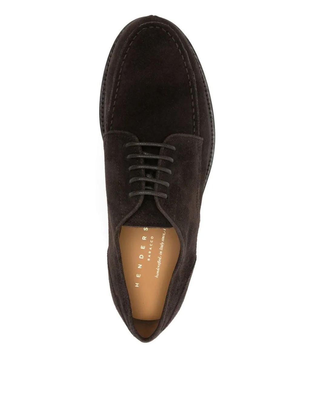 Henderson Brown Suede Oxford Shoes for men