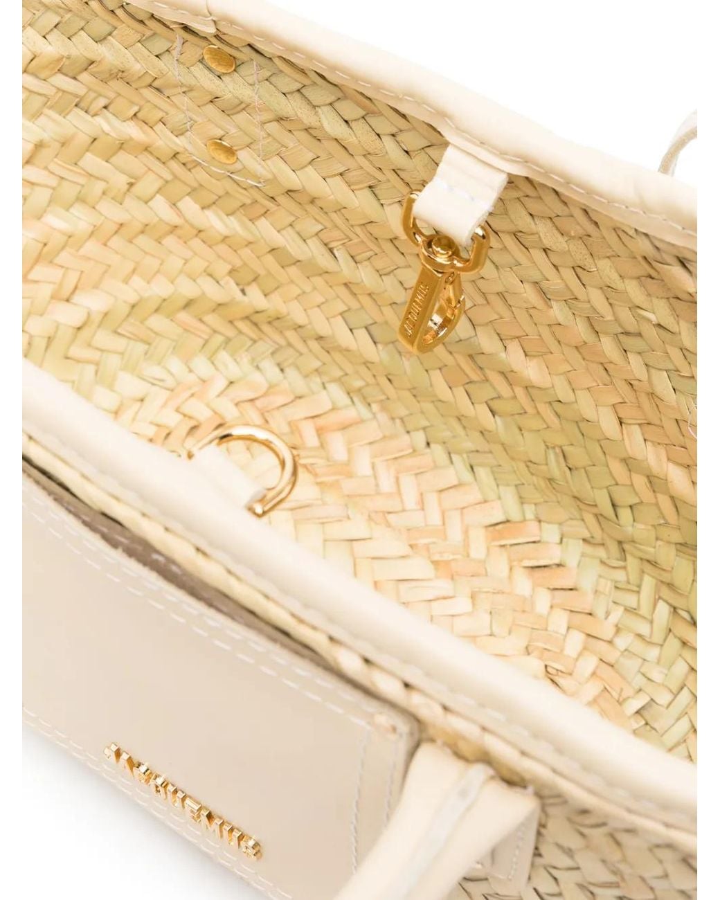Jacquemus Natural Le Petit Paniner Soli Tote Bag