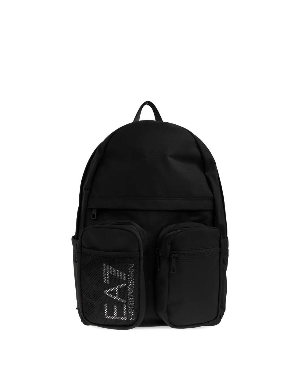 EA7 Black Sac À Dos À Poche Logo