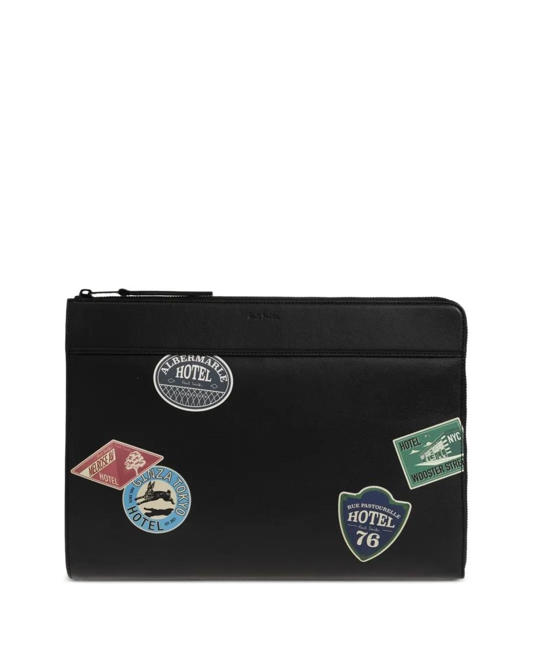 Paul Smith Black Leather Document Case for men