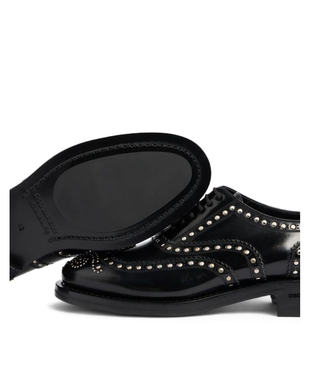 DSquared² Black Classic Evening Oxfords for men