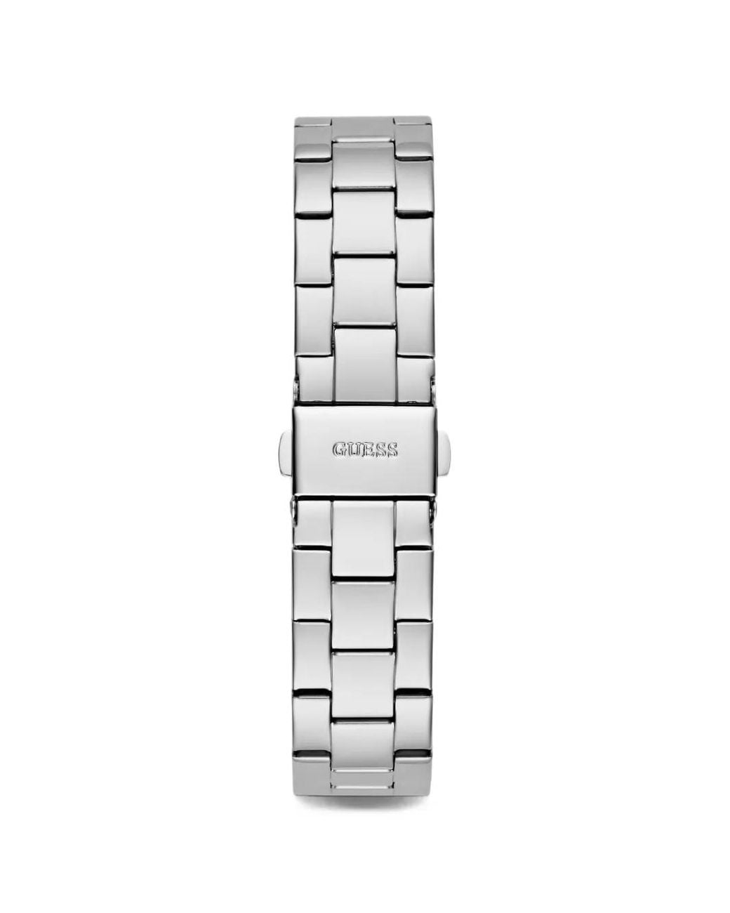 Guess White Crystal Bezel 30Mm Watch
