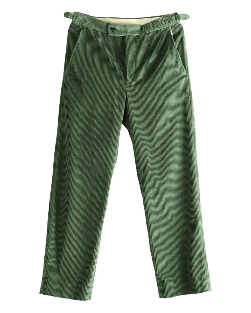 Bode Ribfluwelen Broek in het Green voor heren