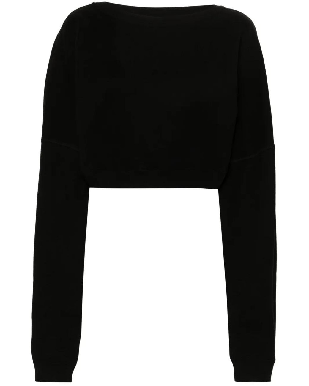 Sudadera corta de Saint Laurent de color Black