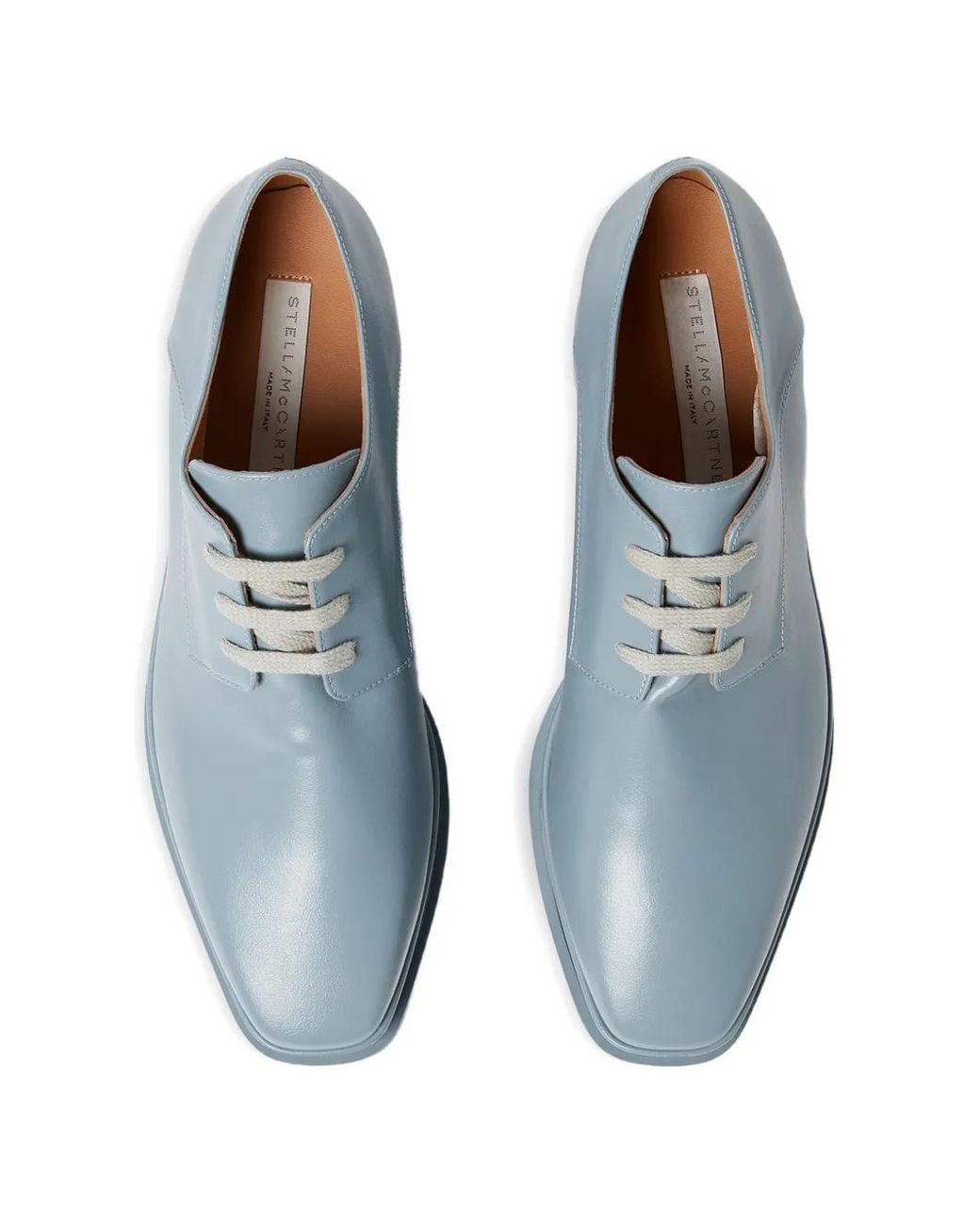 Stella McCartney Blue Elyse Platform Derby Shoes