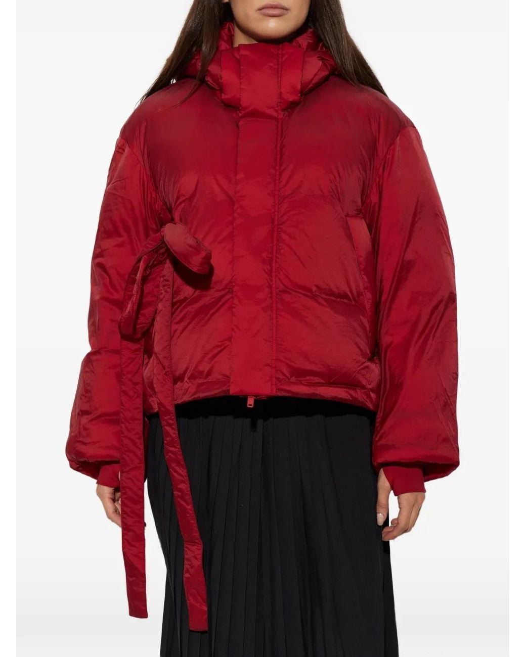 Y-3 Red Hooded Jacket