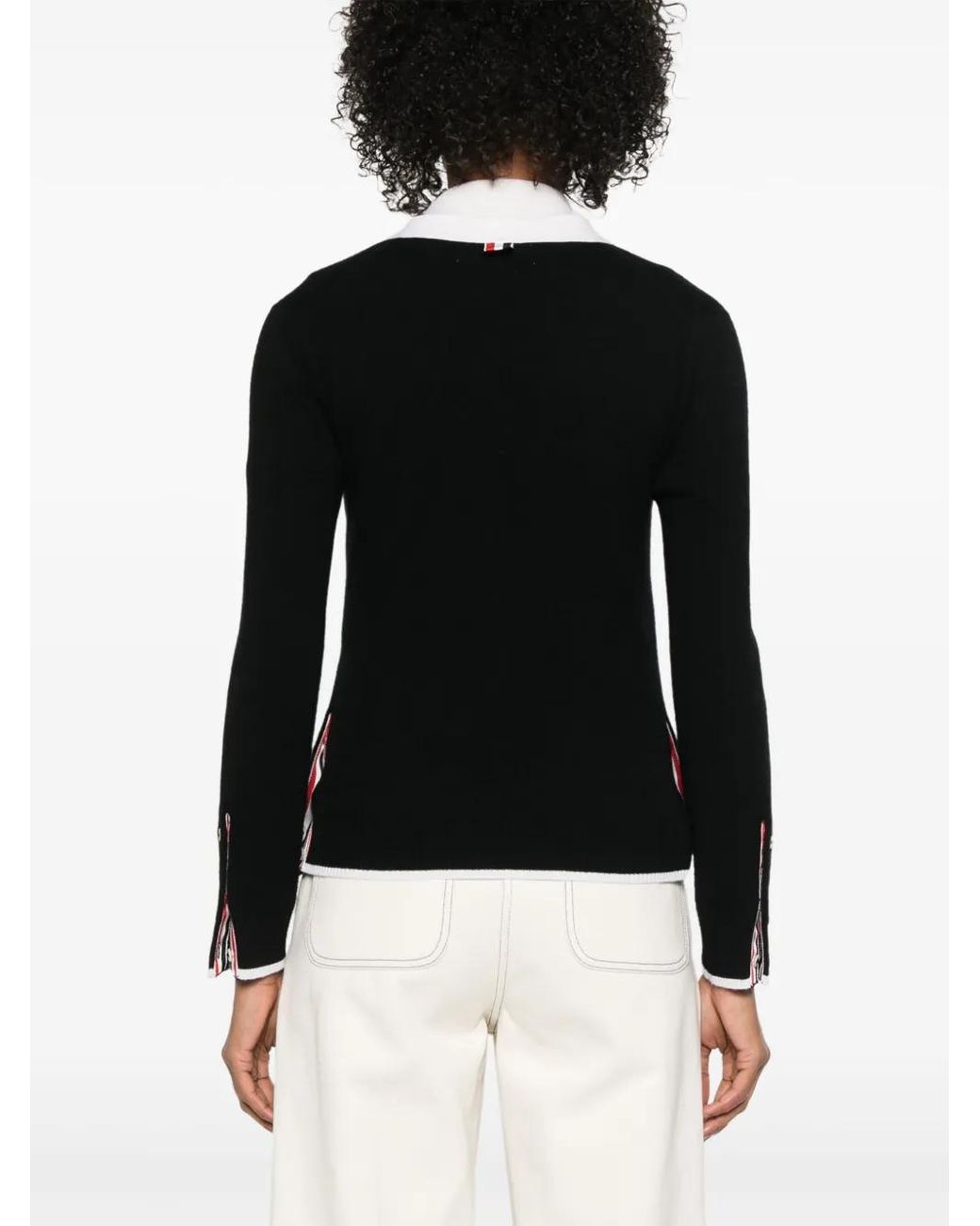 Thom Browne Black Classic Knit Cardigan