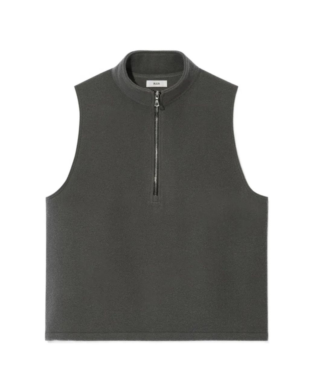 Rier Gray Sleeveless Sweater for men