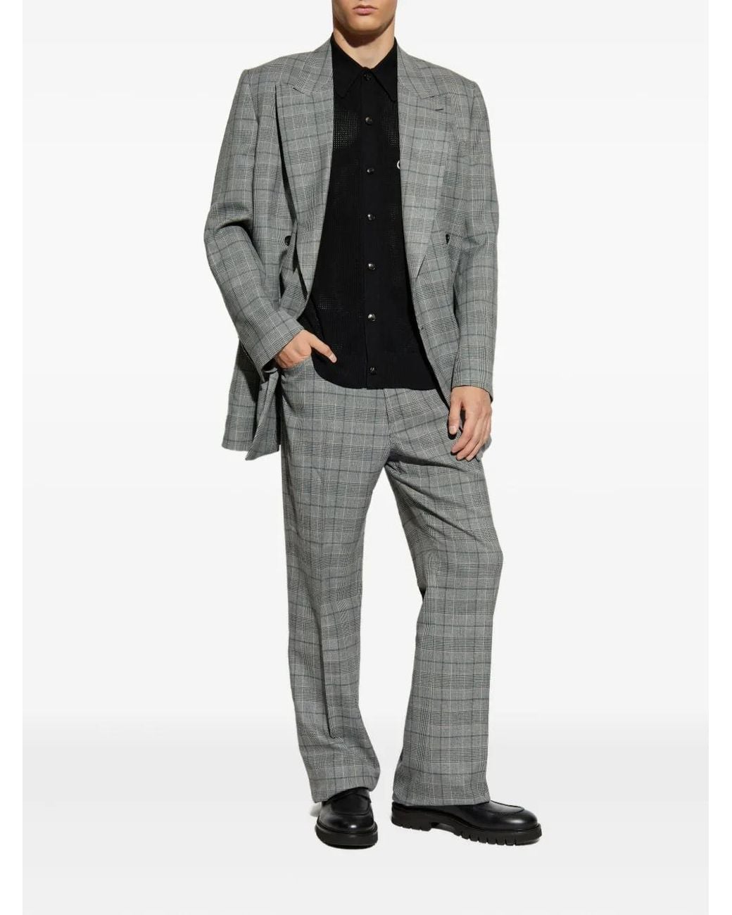 Amiri Gray Blazers for men