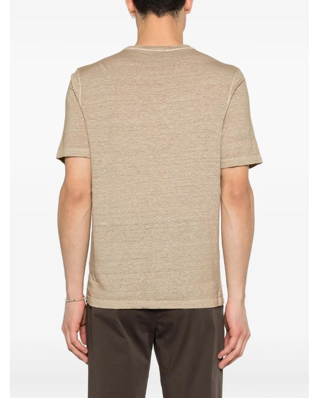 Gran Sasso Natural Round-Neck T-Shirt for men
